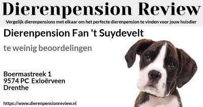 Parelachtig Geven Blauw Dierenpension Fan 't Suydevelt in Exloërveen, Drenthe - Dierenpension Review