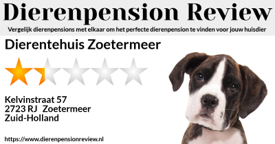 Dierenpension zoetermeer kelvinstraat